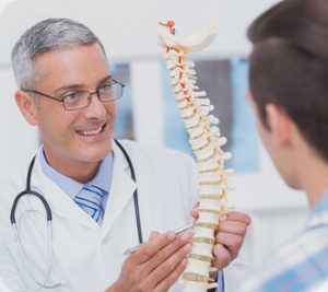 Doctor with Spine