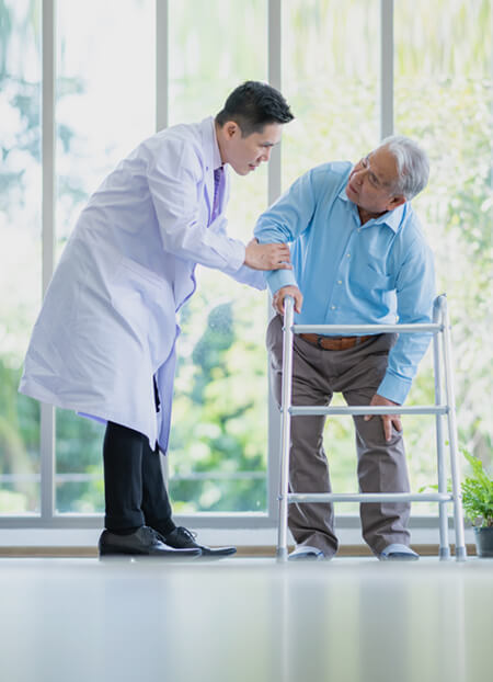 Doctor with Old Man